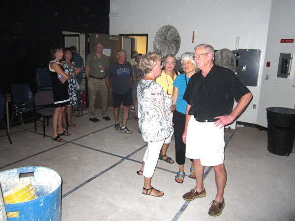 Photo of people on RHS auditorium stage