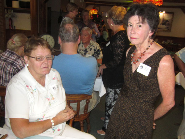 Photo of classmates in Haab's Restaurant