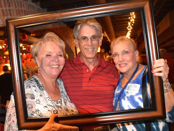 Photo of classmates in Bona Sera Restaurant