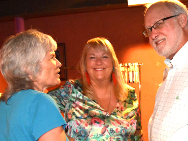 Photo of classmates in Bona Sera Restaurant