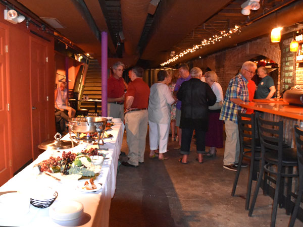 Photo of classmates in Bona Sera Restaurant