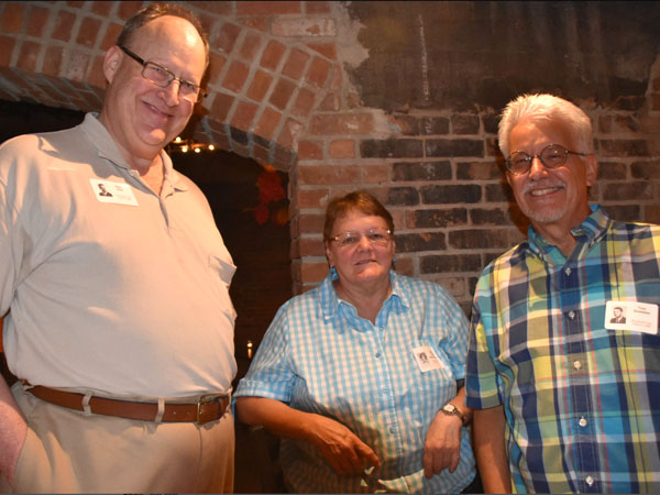 Photo of classmates in Bona Sera Restaurant