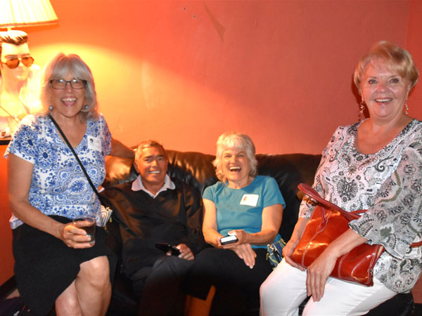 Photo of classmates in Bona Sera Restaurant