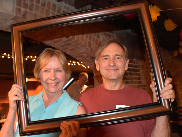 Photo of classmates in Bona Sera Restaurant