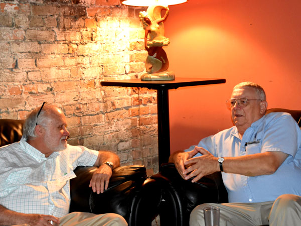 Photo of classmates in Bona Sera Restaurant