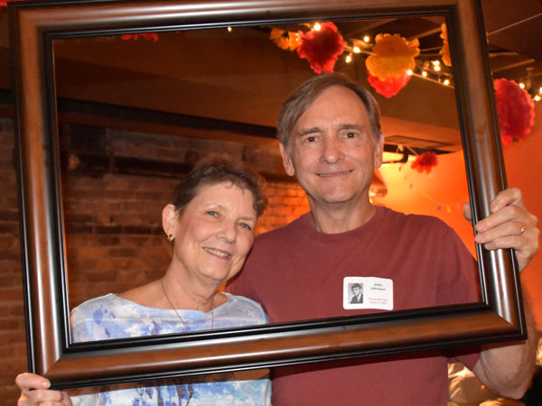 Photo of classmates in Bona Sera Restaurant