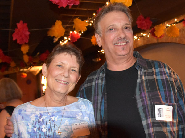 Photo of classmates in Bona Sera Restaurant