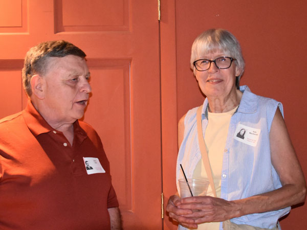 Photo of classmates in Bona Sera Restaurant