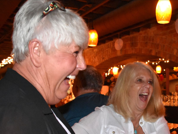 Photo of classmates in Bona Sera Restaurant