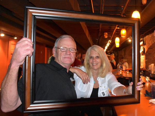 Photo of classmates in Bona Sera Restaurant