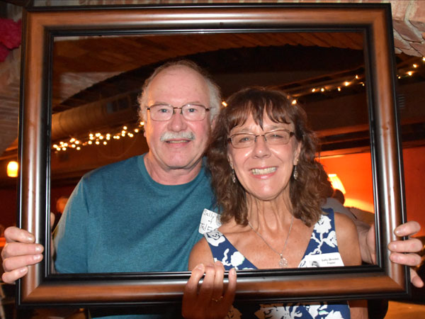 Photo of classmates in Bona Sera Restaurant