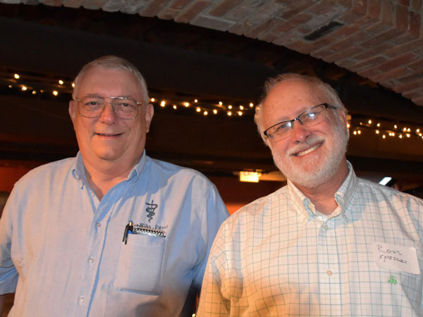 Photo of classmates in Bona Sera Restaurant