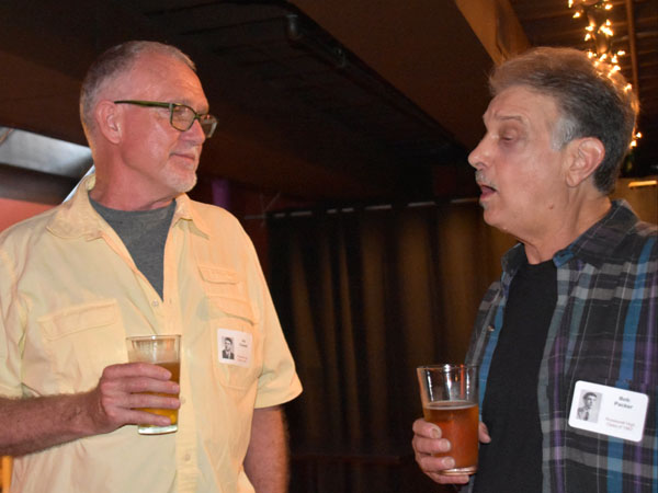 Photo of classmates in Bona Sera Restaurant