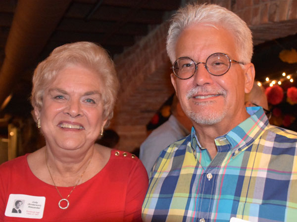 Photo of classmates in Bona Sera Restaurant