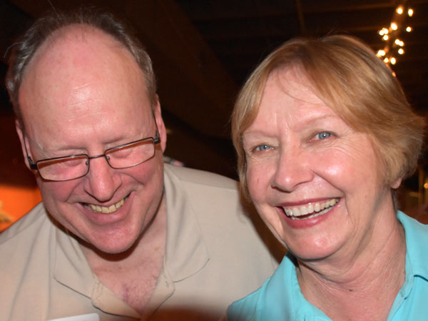 Photo of classmates in Bona Sera Restaurant