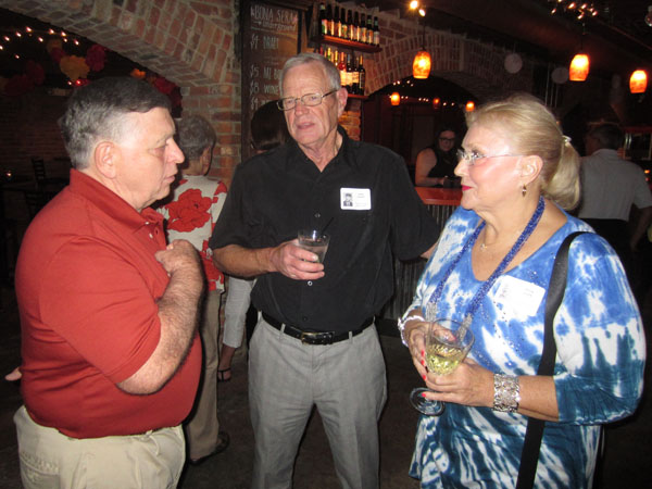 Photo of classmates in Bona Sera Restaurant