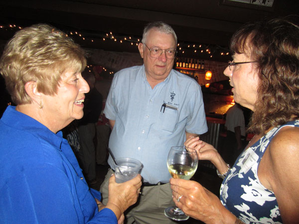 Photo of classmates in Bona Sera Restaurant