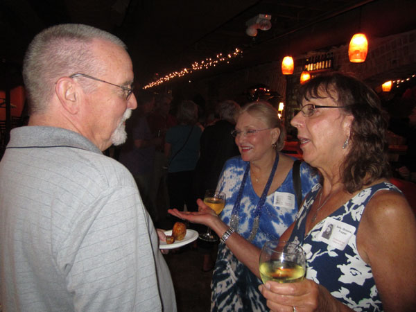 Photo of classmates in Bona Sera Restaurant