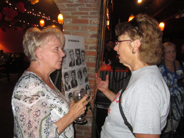 Photo of classmates in Bona Sera Restaurant