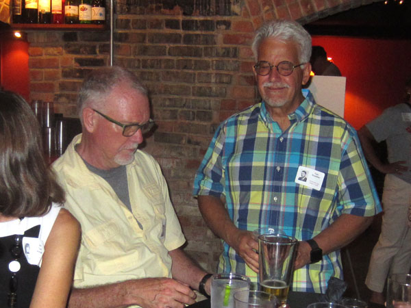 Photo of classmates in Bona Sera Restaurant