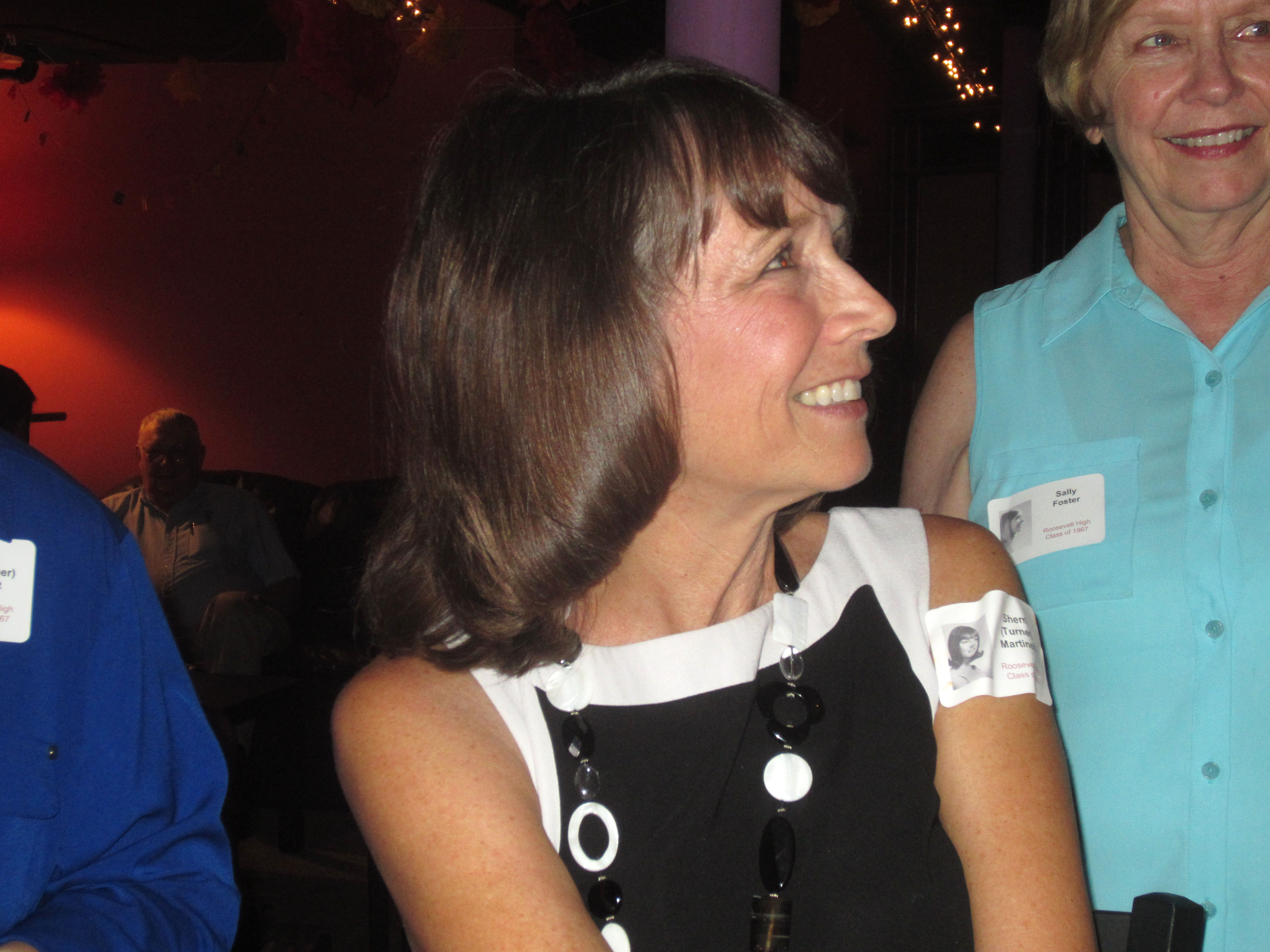 Photo of classmates in Bona Sera Restaurant