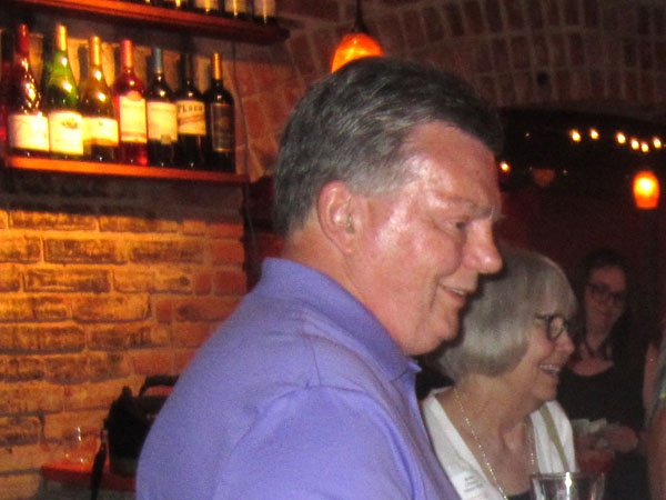 Photo of classmates in Bona Sera Restaurant